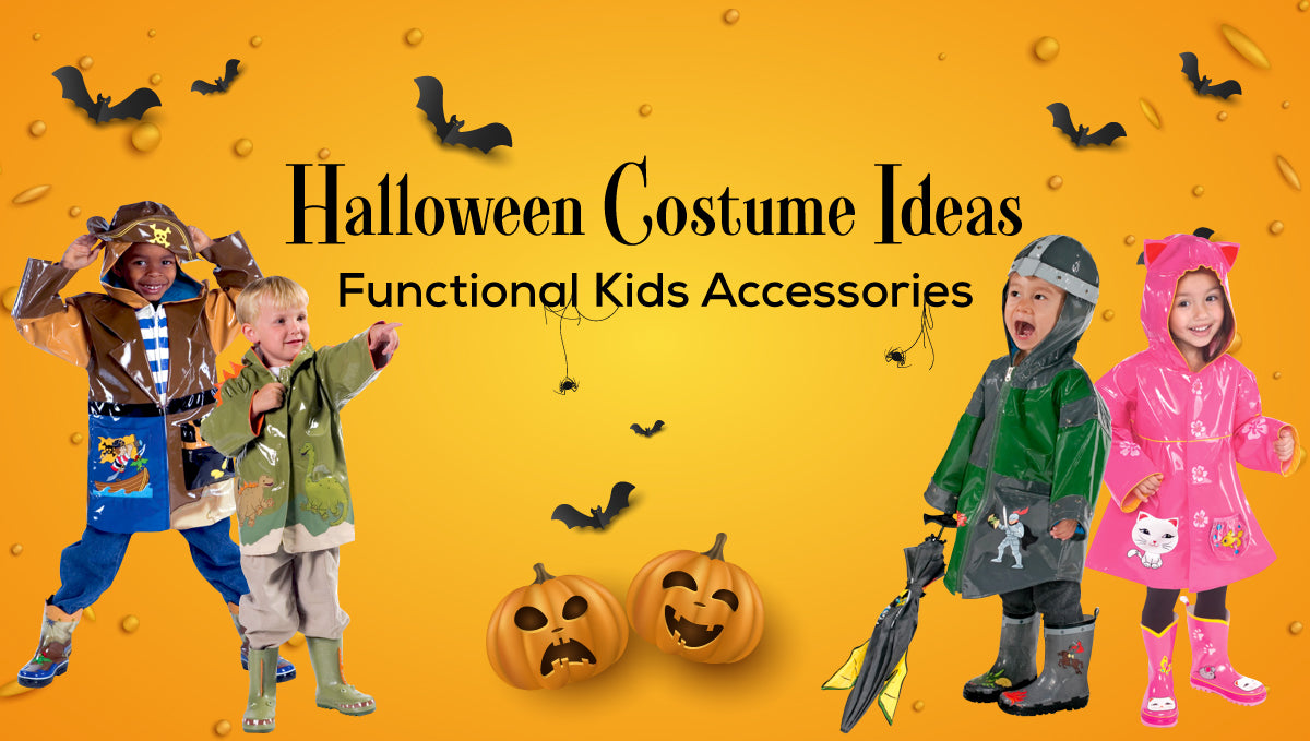 Spooktacular Style: Halloween Day Fun with Kidorable Rain Coats