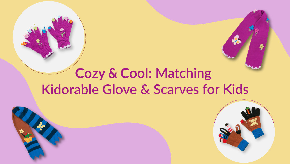 Cozy and Cool: Matching Kidorable Gloves and Scarves for Kids