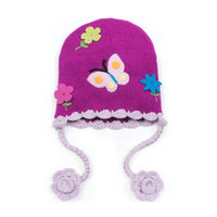 Butterfly Knit Hat