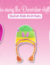 Chase away the December chill with stylish kids' knit hats