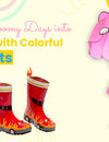 Turning Gloomy Days into Play Days with Colorful Rain Boots