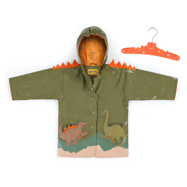Dinosaur Kids Waterproof Rain Coats in Lincolnwood, IL-Kidorable