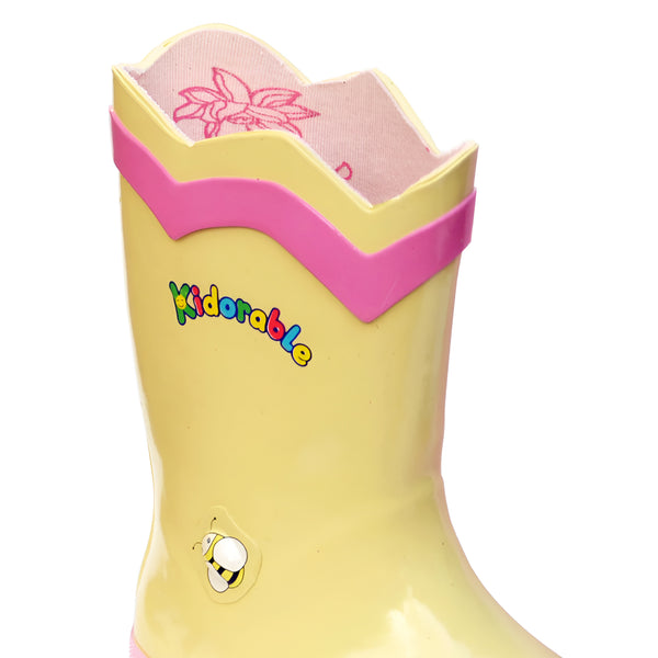 Lotus Flower Rain Boots
