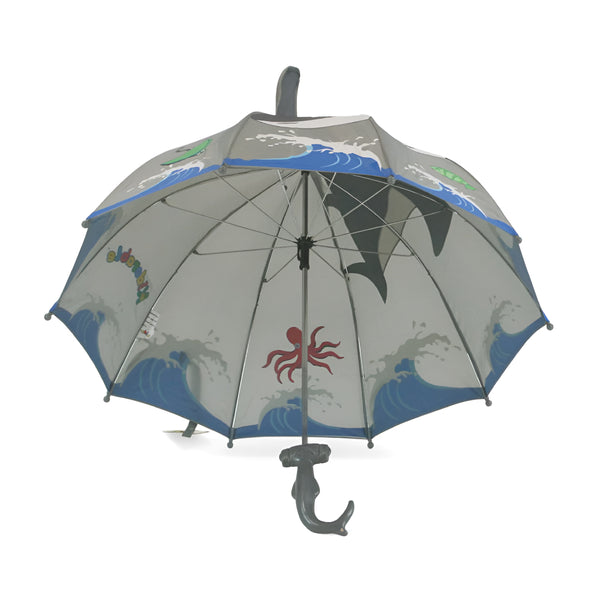 umbrella stroller shark Top-rated Children's Shark Umbrella Lincolnwood USA - Kidorable