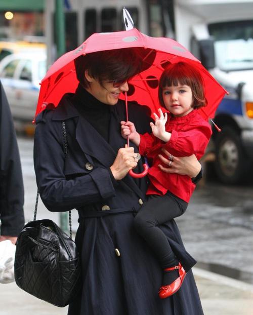 Suri Cruise and Katie Holmes with Kidorable