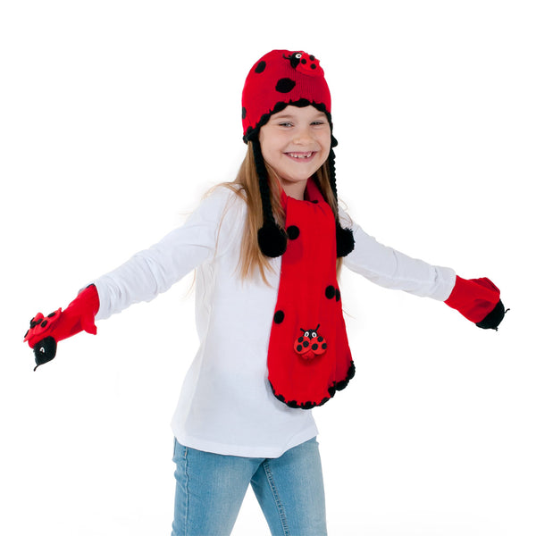 Ladybug Mittens