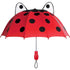 Kidorable Red Ladybug Adult Umbrella w/Fun Ladybug Handle, Pop-Out Eyes, Polka Dots