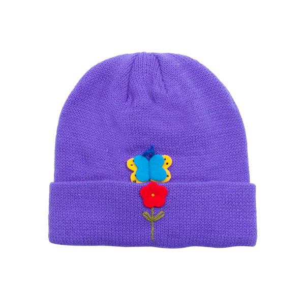 Butterfly Knit Hat